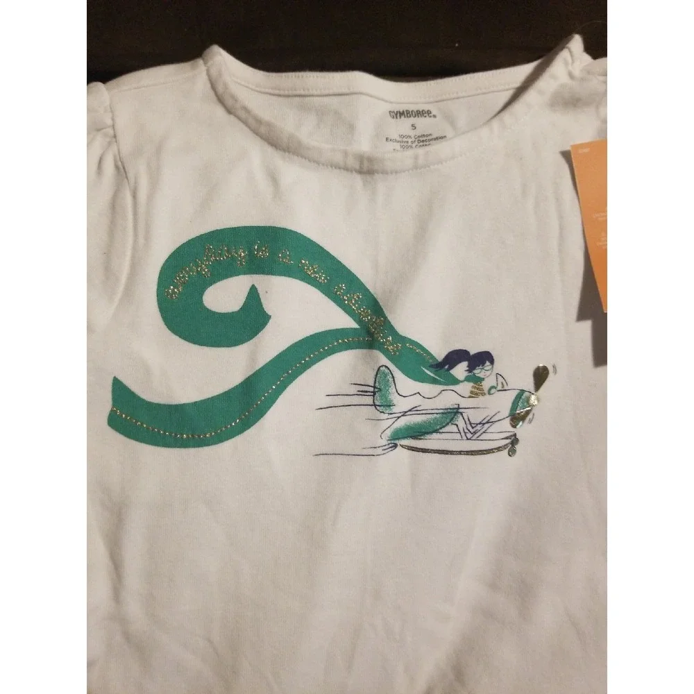 Gymboree green scene‎ top 5 nwt